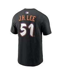 Nike Men's Jung Hoo Lee Black San Francisco Giants City Connect Name Number T-Shirt