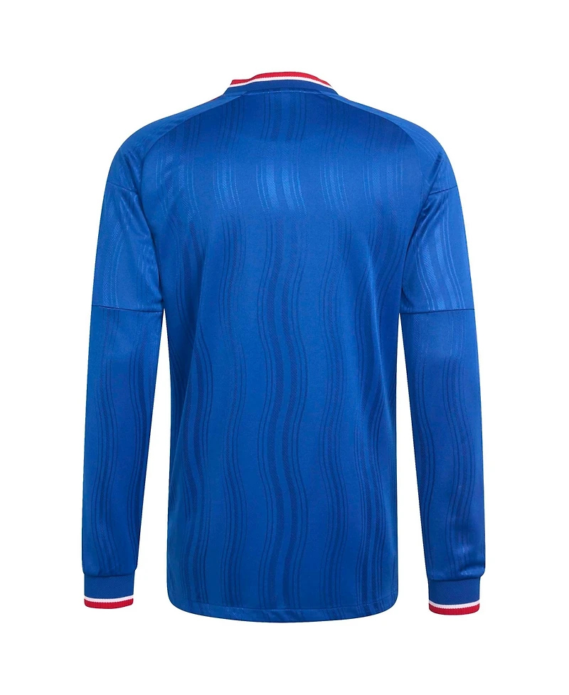 Adidas Men's Royal Manchester United 2026/27 Away On-Field AuthenticLong sleeves Patch Jersey