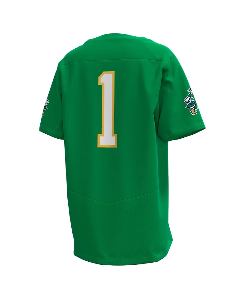 Under Armour Big Boys and Girls 1 Kelly Green Notre Dame Fighting Irish Alternate Wear Replica Football Jersey