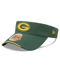 New Era Men's Green Bay Packers 2026 Sideline Adjustable Visor Hat