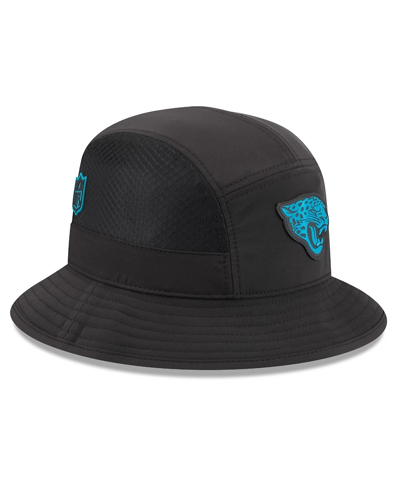 New Era Men's Black Jacksonville Jaguars 2026 Sideline Bucket Hat