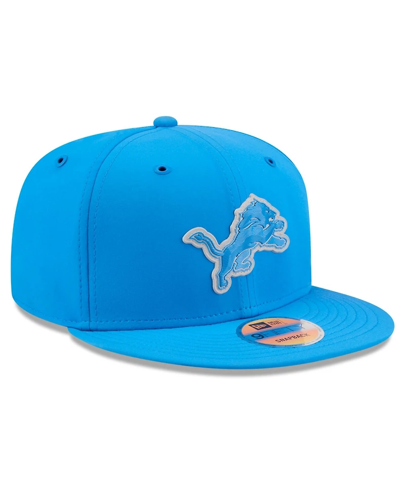 New Era Men's Blue Detroit Lions 2026 Sideline 9FIFTY Snapback Hat