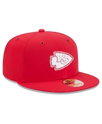 New Era Men's Red Kansas City Chiefs 2026 Sideline 59FIFTY Fitted Hat
