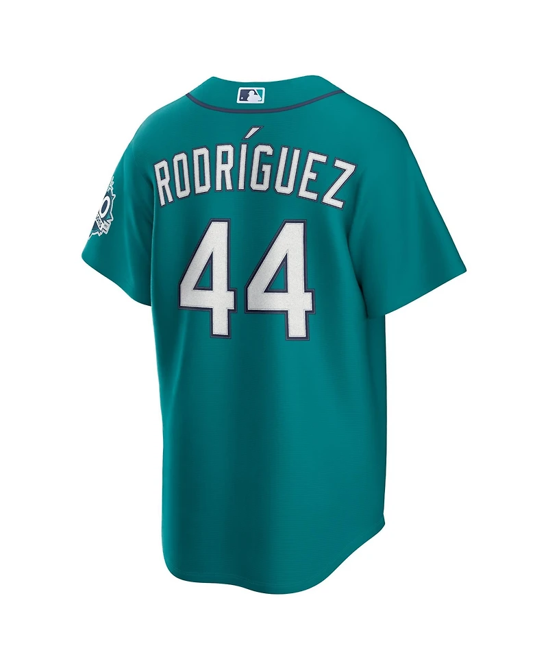 Nike Men's Julio Rodriguez Teal Seattle Mariners Alternate Stadium 50th Season Patch Jersey