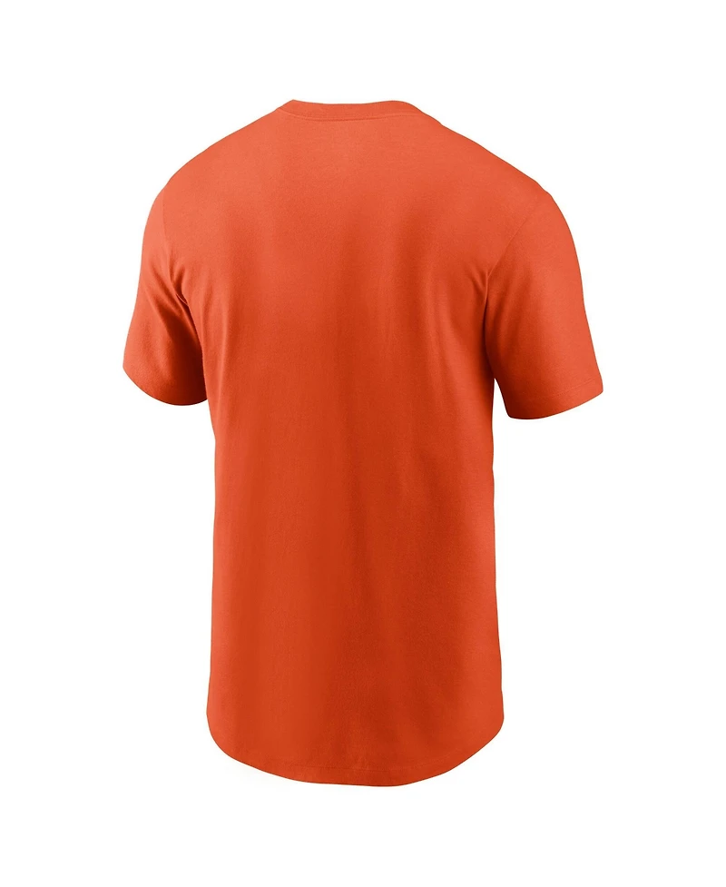 Jordan Men's Orange Florida Gators Campus Football Helmet T-Shirt