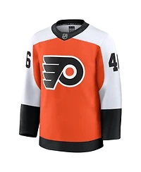 Fanatics Men's Trevor Zegras Orange Philadelphia Flyers Home Premium Jersey