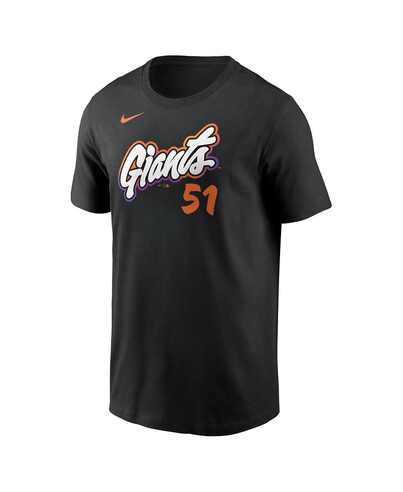 Nike Men's Jung Hoo Lee Black San Francisco Giants City Connect Name Number T-Shirt