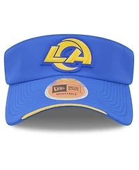 New Era Men's Royal Los Angeles Rams 2026 Sideline Adjustable Visor Hat