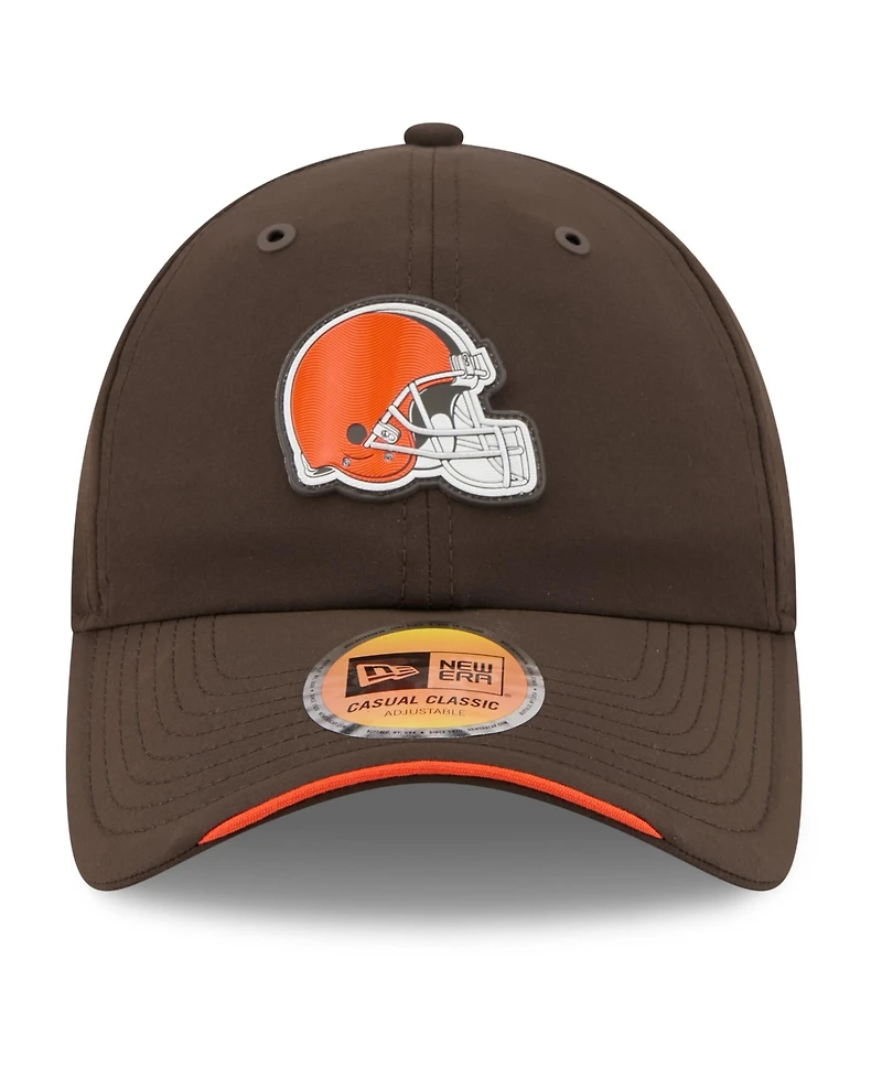 New Era Men's Brown Cleveland Browns 2026 Sideline Casual Classic Adjustable Hat