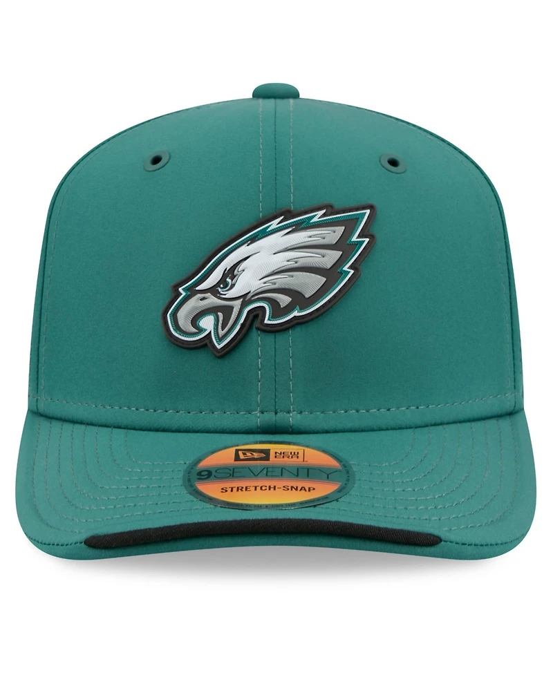 New Era Men's Midnight Green Philadelphia Eagles 2026 Sideline 9SEVENTY Adjustable Hat