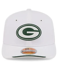 New Era Men's White Green Bay Packers 2026 Sideline 9SEVENTY Adjustable Hat