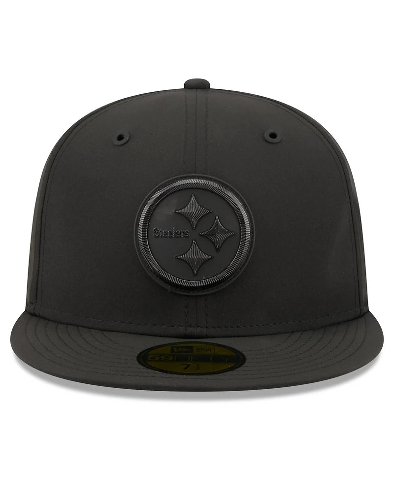New Era Men's Black Pittsburgh Steelers 2026 Sideline 59FIFTY Fitted Hat