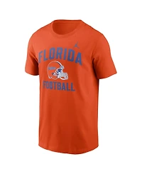 Jordan Men's Orange Florida Gators Campus Football Helmet T-Shirt