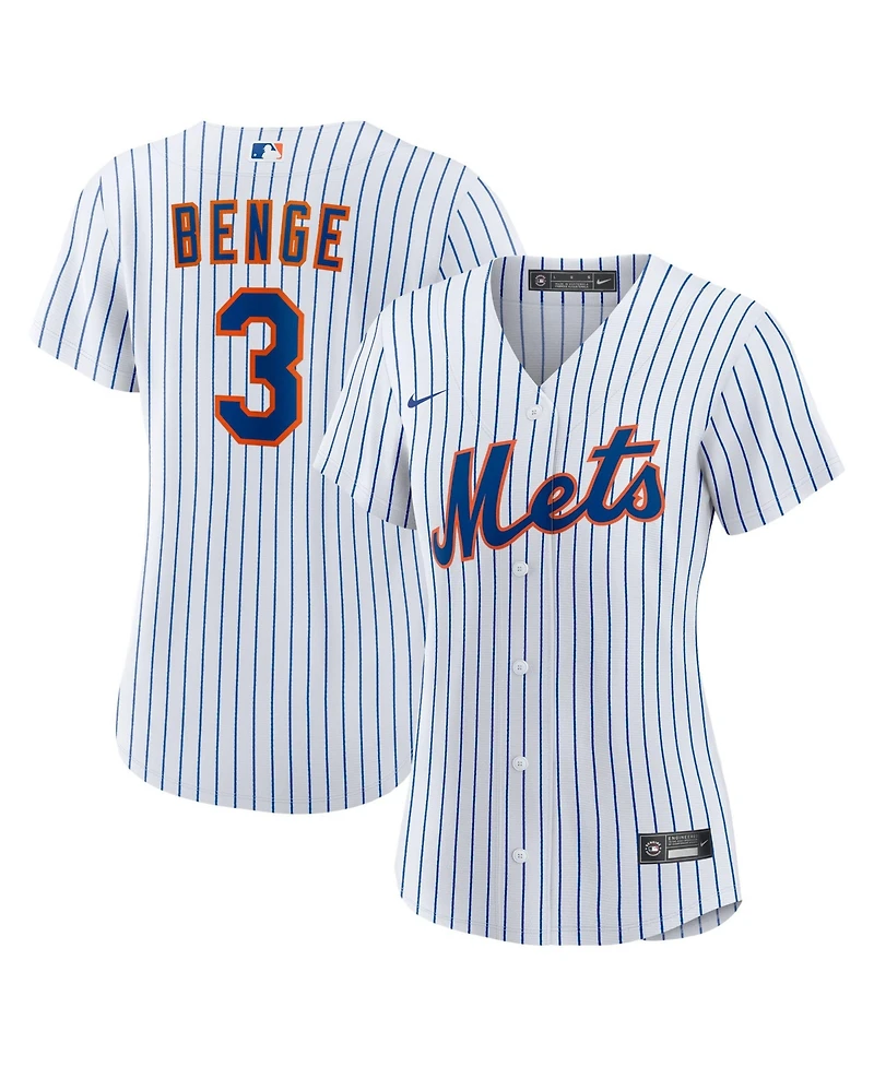 Nike Women's Carson Benge White New York Mets Home Replica Jersey