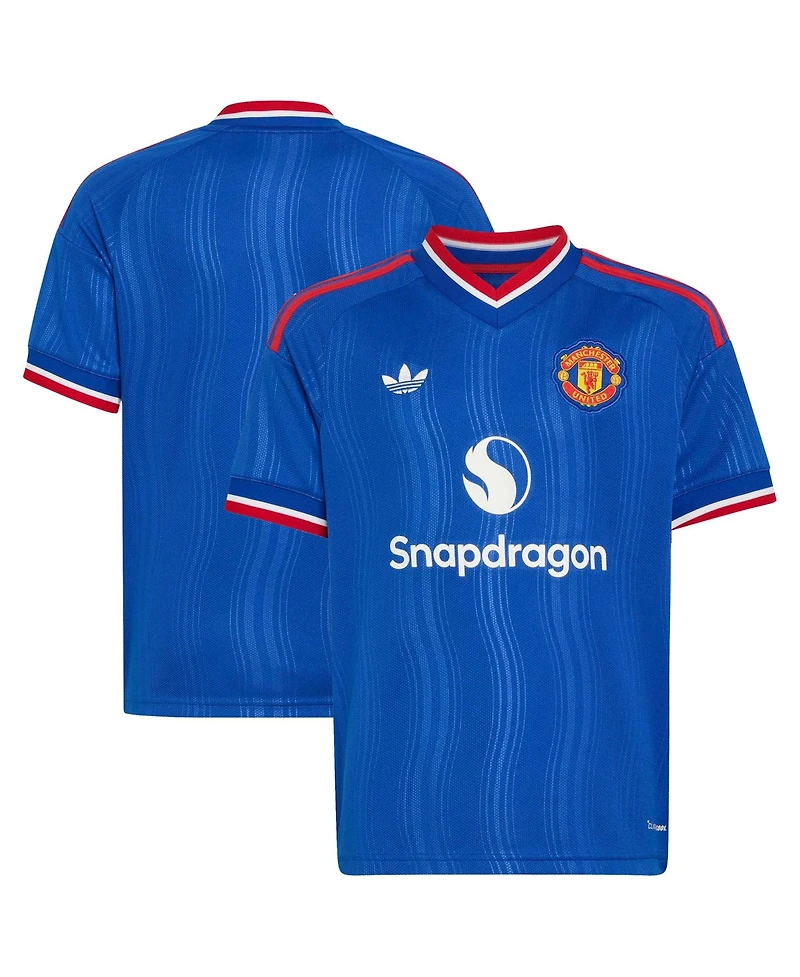 Adidas Big Boys and Girls Royal Manchester United 2026/27 Away Replica Jersey