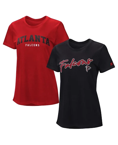 Starter Women's 2-piece Red/Black Atlanta Falcons T-Shirt