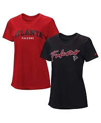 Starter Women's 2-piece Red/Black Atlanta Falcons T-Shirt