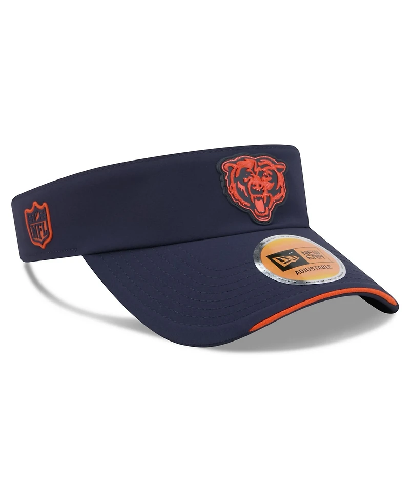 New Era Men's Navy Chicago Bears 2026 Sideline Adjustable Visor Hat