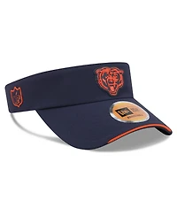 New Era Men's Navy Chicago Bears 2026 Sideline Adjustable Visor Hat