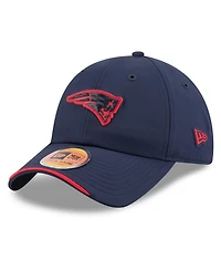 New Era Men's Navy New England Patriots 2026 Sideline Casual Classic Adjustable Hat