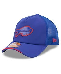 New Era Men's Royal Buffalo Bills 2026 Sideline Apex 9FORTY Adjustable Trucker Hat