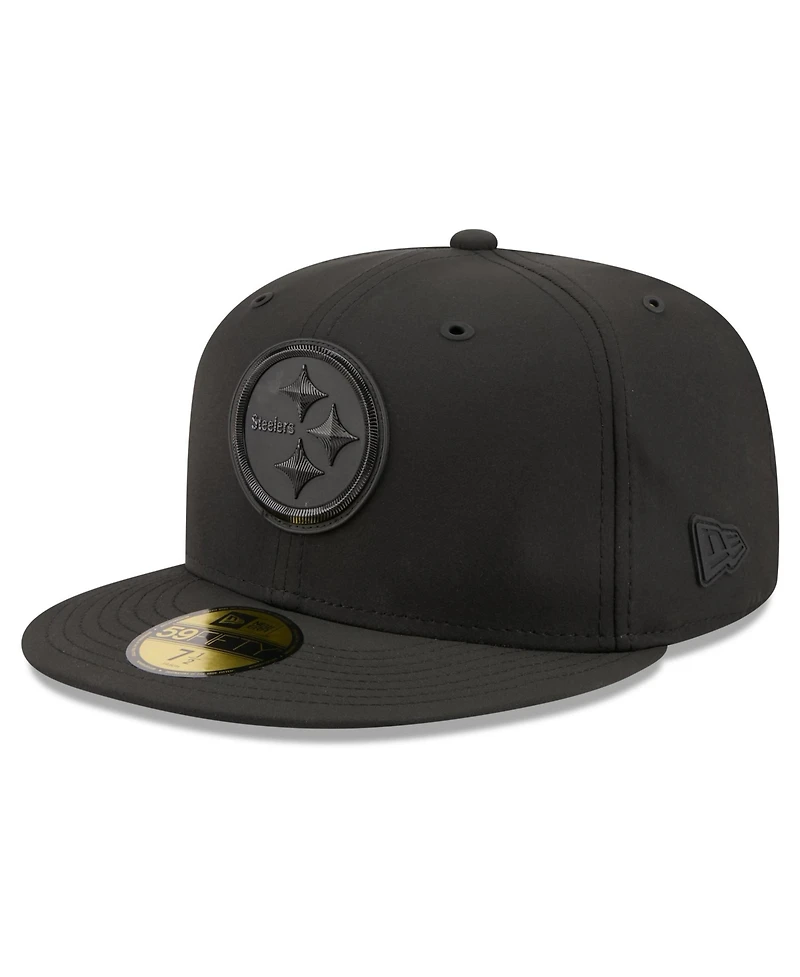 New Era Men's Black Pittsburgh Steelers 2026 Sideline 59FIFTY Fitted Hat