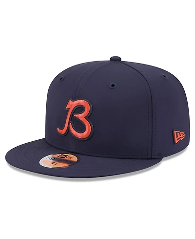 New Era Men's Navy Chicago Bears 2026 Sideline Alternate 59FIFTY Fitted Hat