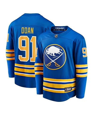 Fanatics Men's Fanatics Josh Doan Royal Buffalo Sabres Home Premier Breakaway Player Jersey