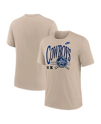 Nike Men's Sand Dallas Cowboys Rewind Tri-Blend T-Shirt