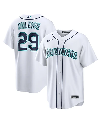 Nike Men's Cal Raleigh White Seattle Mariners Home Replica Jersey