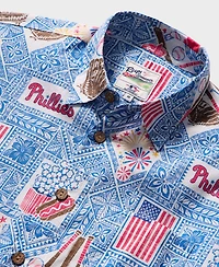 Reyn Spooner Men's Blue Philadelphia Phillies Americana Button-Up Shirt