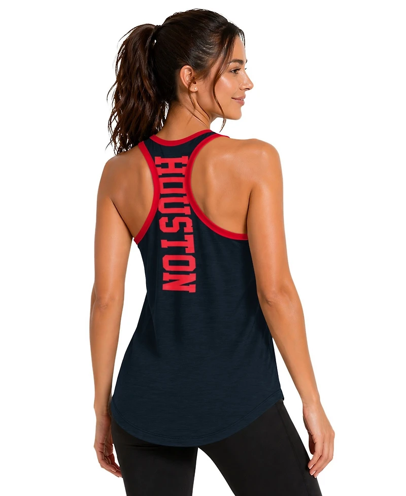 G-iii 4Her by Carl Banks Women's Navy Houston Texans Tater Ii Racerback Tank Top
