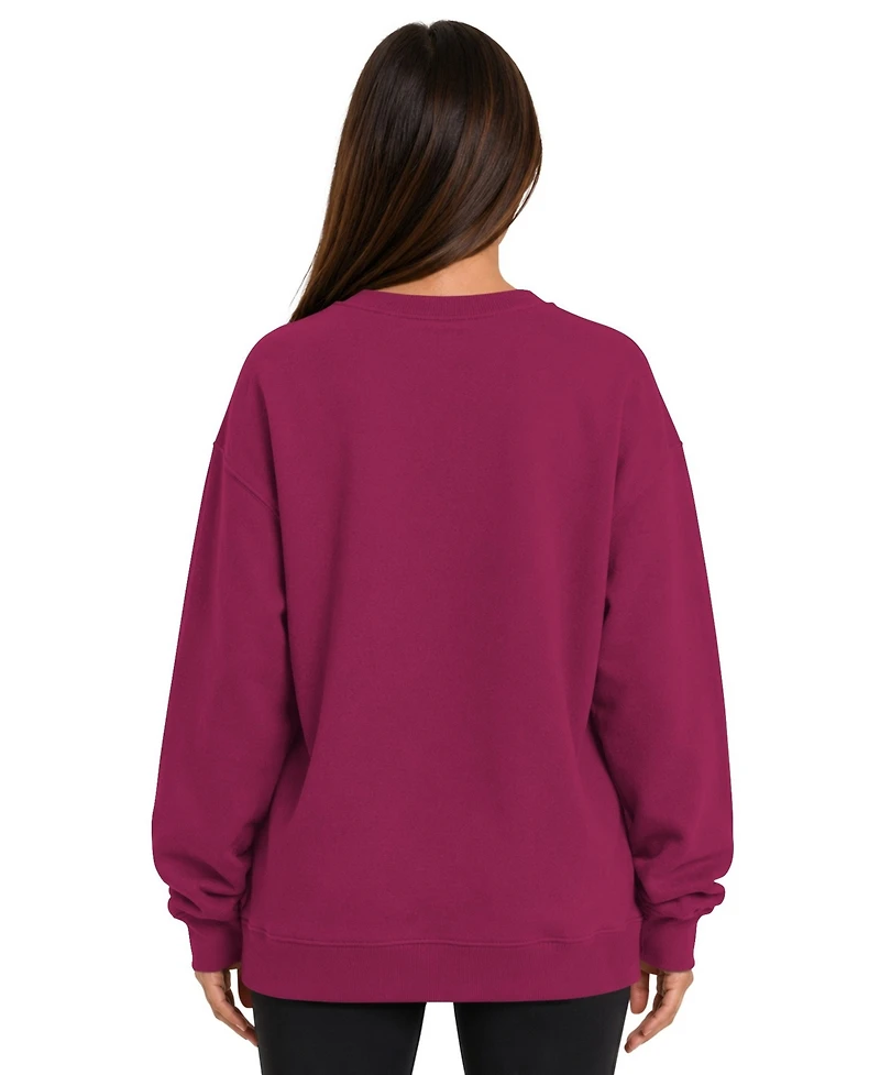 Starter Women's Maroon Buffalo Bills Athleisure Oversized Fleece Sweatshirt