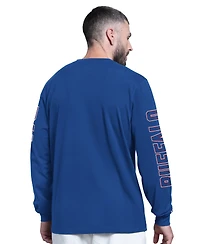 Starter Men's Royal Buffalo Bills Clutch Hit Ii Logo Long-Sleeve T-Shirt