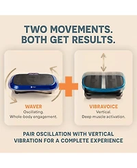 Lifepro Voice Controlled Vibration Plate – Full Body Platform with Remote Watch, Lymphatic Drainage & Muscle Recovery Support
