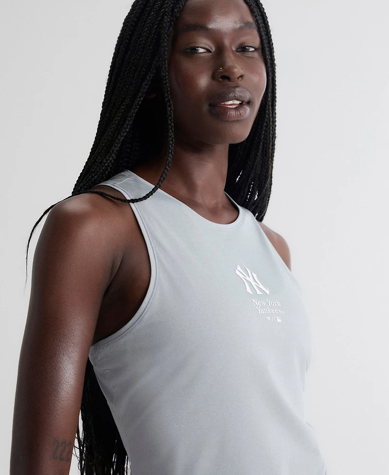 Fanatics Women's Gray New York Yankees Clutch Tank Top