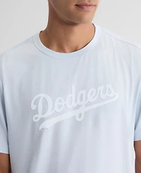 Fanatics Men's Light Blue Los Angeles Dodgers Clutch Winning Edge T-Shirt