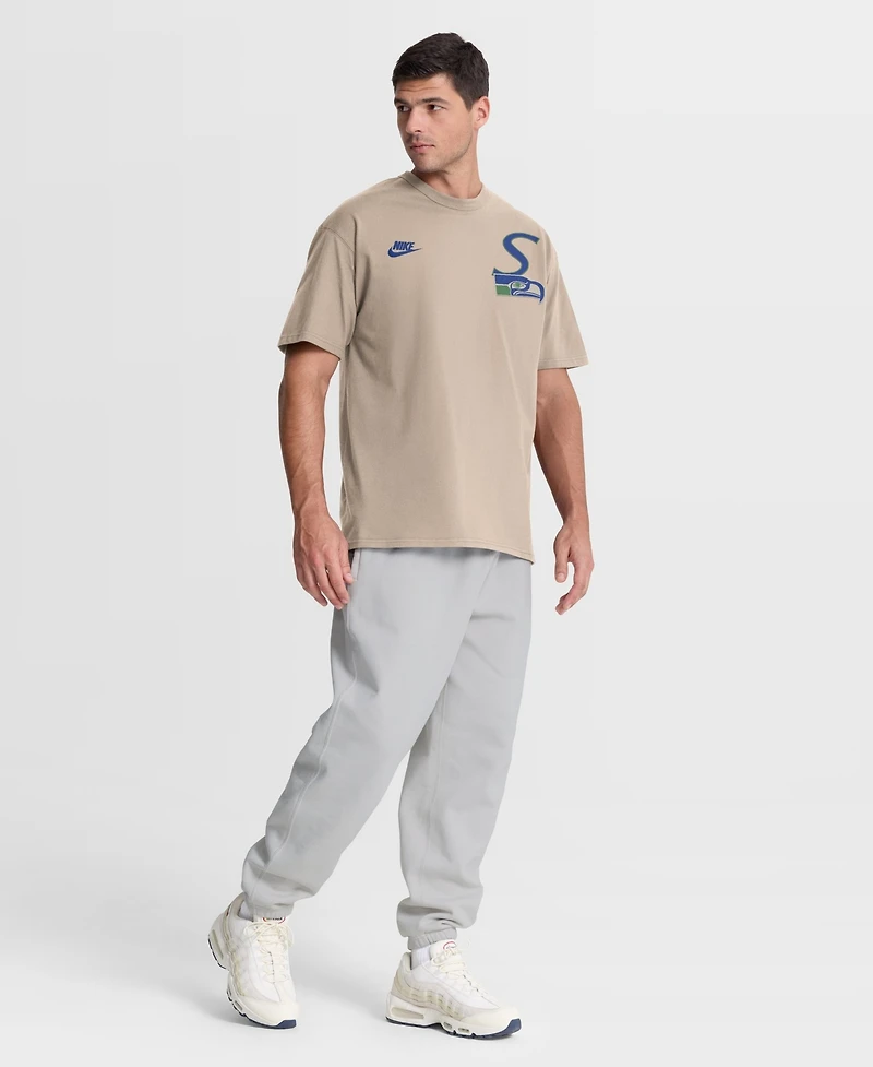 Nike Men's Sand Seattle Seahawks Night Primary Max90 T-Shirt