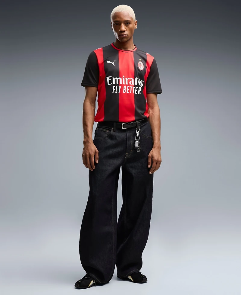 Puma Men's Black/Red Ac Milan 2026/27 Home Replica Jersey