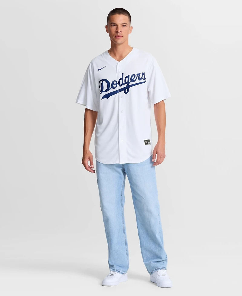 Nike Men's Tyler Glasnow White Los Angeles Dodgers Home Replica Jersey