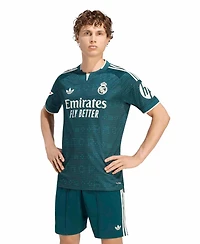Adidas Men's Green Real Madrid 2026/27 Away On-Field Authentic Patch Jersey