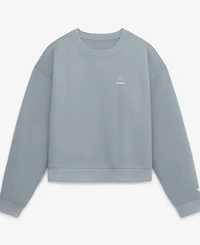 Fanatics Women's Blue Dallas Cowboys Oversized Clutch Tri-Blend Sweatshirt