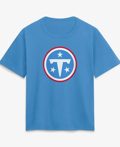 Fanatics Women's Light Blue Tennessee Titans Essential Legacy T-Shirt