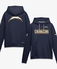 Nike Men's Navy Los Angeles Chargers Standard Issue ReplayAlternate Dri-fit Hoodie