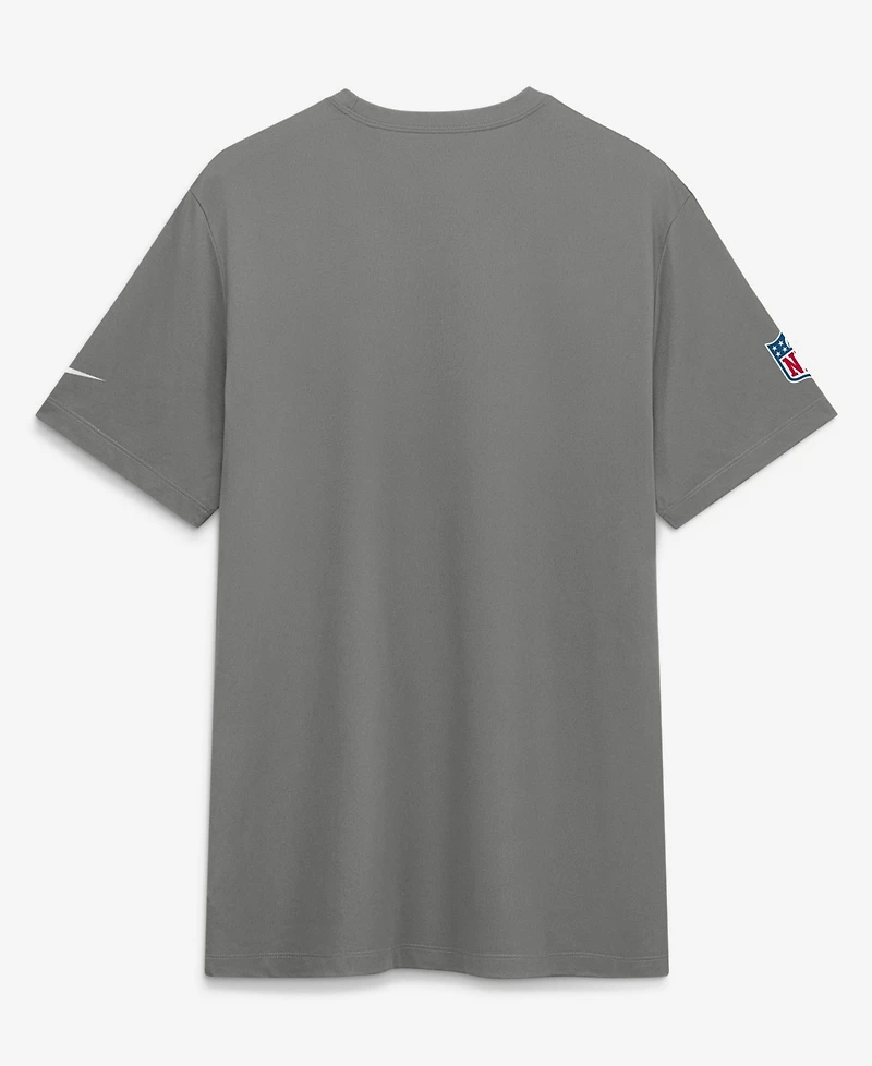 Nike Men's Gray Buffalo Bills Alt Legend Small Logo Dri-fit T-Shirt