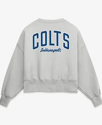 Nike Women's Gray Indianapolis Colts Oversized Primetime Phoenix Fleece Sweatshirt