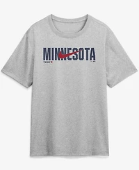 Nike Men's Heather Gray Minnesota Twins Swoosh Legend Dri-fit T-Shirt
