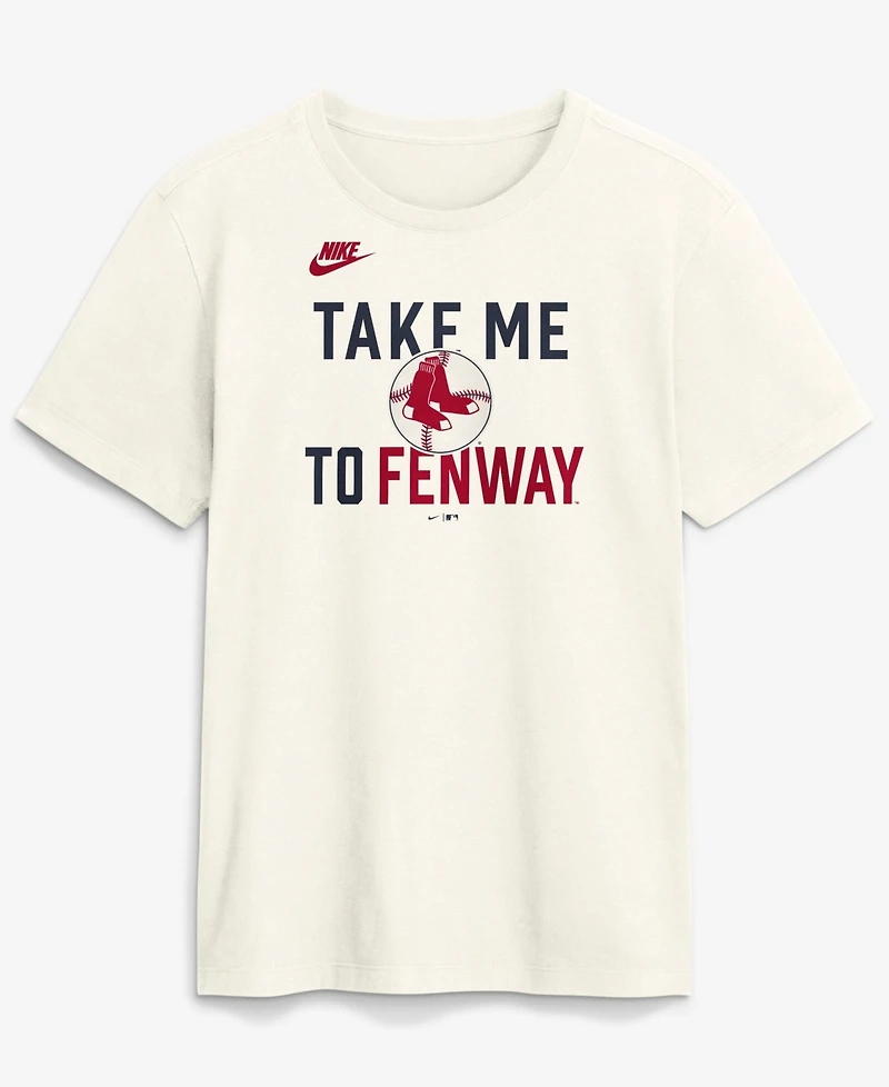 Nike Men's Cream Boston Red Sox Cooperstown Collection ‘70s Inspired T-Shirt