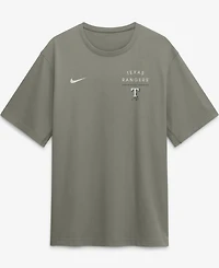 Nike Men's Olive Texas Rangers Statement Dri-fit Primary T-Shirt