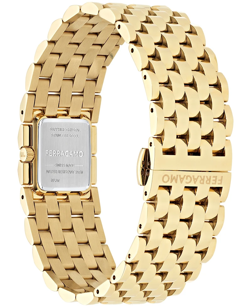 Ferragamo Women's gold-tone Bracelet Watch 19mm
